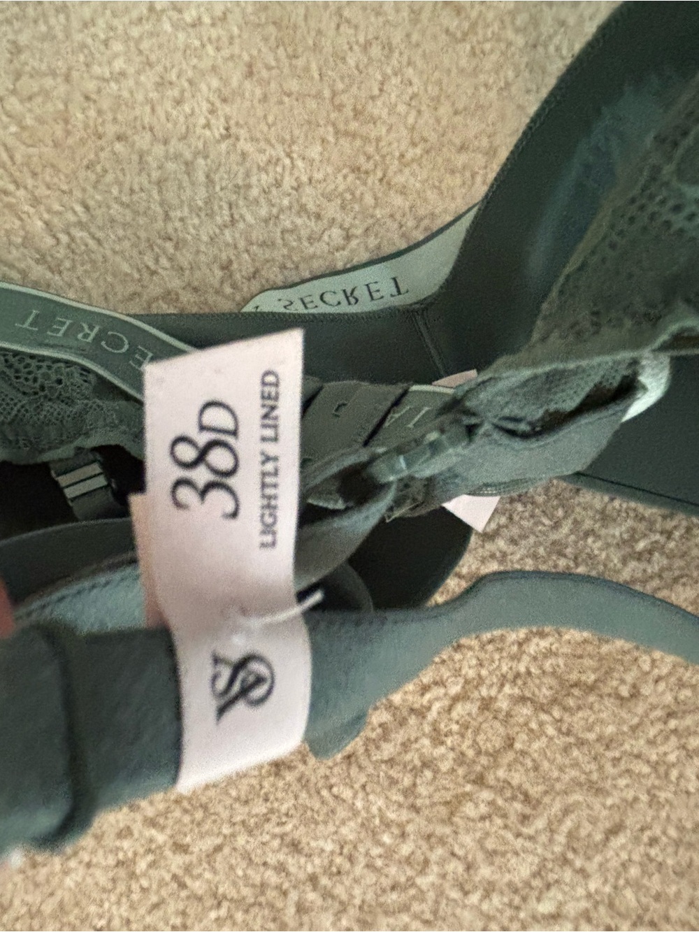 Victoria's Secret Deep Green Smooth T-Shirt Bra - Picture 3 of 4